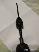 Adaptador de vástago hexagonal de broca sin llave de cambio rápido, 1 unidad, 6,35mm