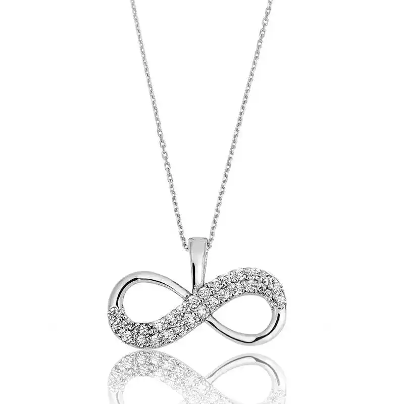 

Silver Infinity Ladies Necklace