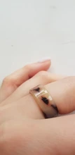Retro nuevo Chic Corea transparente estética anillo colorido minimalista acrílico resina anillo para las mujeres joyería regalos de fiesta