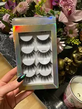 Pestañas postizas de visón 3D, 5 pares, naturales, Cilius, volumen, maquillaje, extensión de pestañas magnéticas, TSLM2