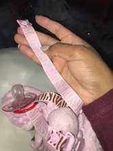 Clips de Material cómodo para chupete de bebé, portachupetes con pinza, pezones de dibujos animados, soporte para chupete, 1 Uds.