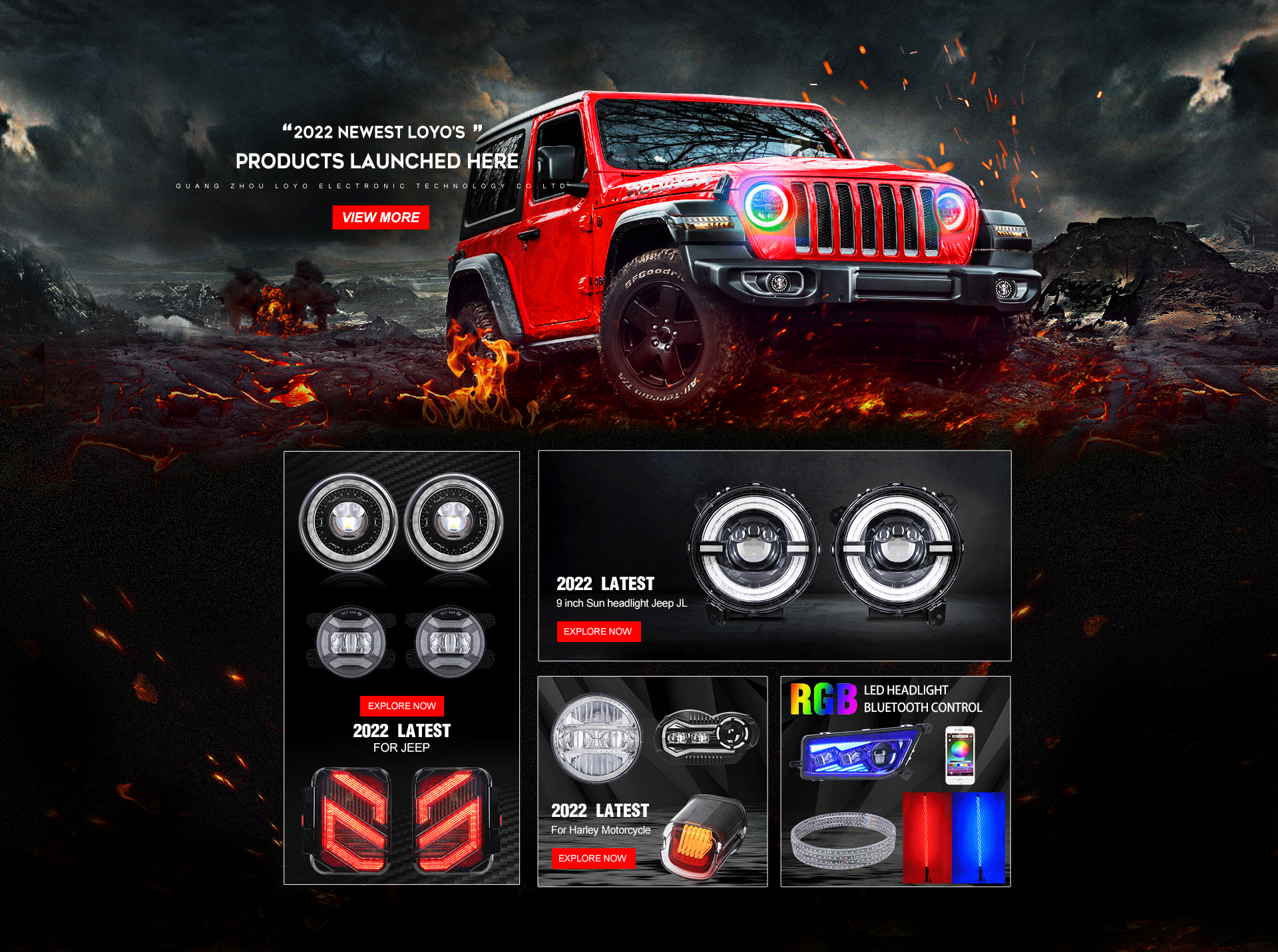 Guangzhou Loyo Electronic Factory LED Jeep Light, LED Work Light