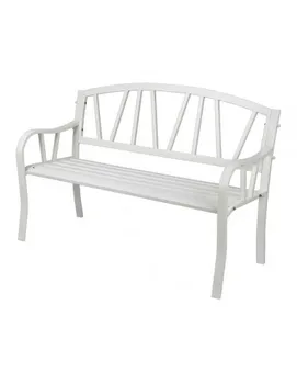 

Iron bench White
