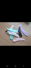 Mini espátula cosmética desechable, máscara de maquillaje curvada, cuchara de Crema para Ojos, palo de maquillaje, Kits de herramientas de belleza facial, 10 Uds.