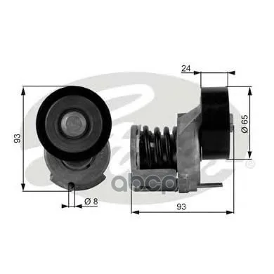 Натяжитель Ремня Приводного Vag 1.4/1.6 02- Gates T38439 Gates арт. T38439