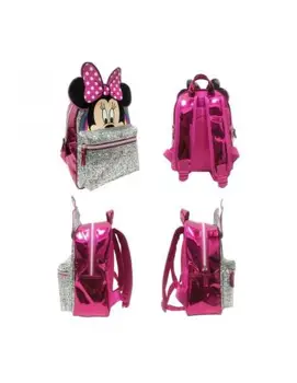 

▷ BACKPACK GLITTER METALLIC 3D MINNIE MOUSE