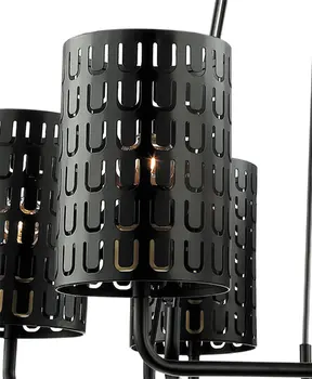 

Pendant interior chandelier tail in loft style, 60 W, e27, for 6 lamps