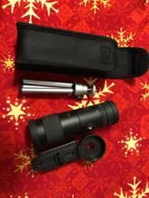 Maifeng-Telescopio monocular compacto, lente con clip retráctil con zoom de 8-40x40, impermeable, prisma Bak4 profesional, HD ED, vidrio con trípode para teléfono