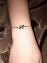 Pulsera de perlas de imitación de estrella de luna de ANENJERY pulsera de plata de ley 925 con gradiente de zirconia de piedra lunar para mujer S-B304