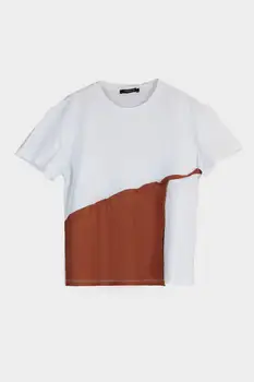 

Trendyol Woven Detailed Semifitted Knitted T-Shirt TWOSS20TS0555