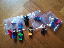 DISNEY-bloques de construcción de superhéroes, Thor, Spiderman, Hulk, figuras de acción, juguetes para niños, regalo de Navidad para niños