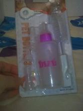 7 unid/set perro botella para gatos Alimentación de Mascotas de agua herramientas cepillo de limpieza de los pezones perforadora gato cachorro gatito Totoro conejo