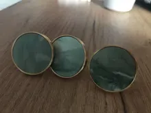 Furniture-Handles Door-Knobs Drawer Pulls Cupboard Shell-Resin Cabinet Kitchen Brass