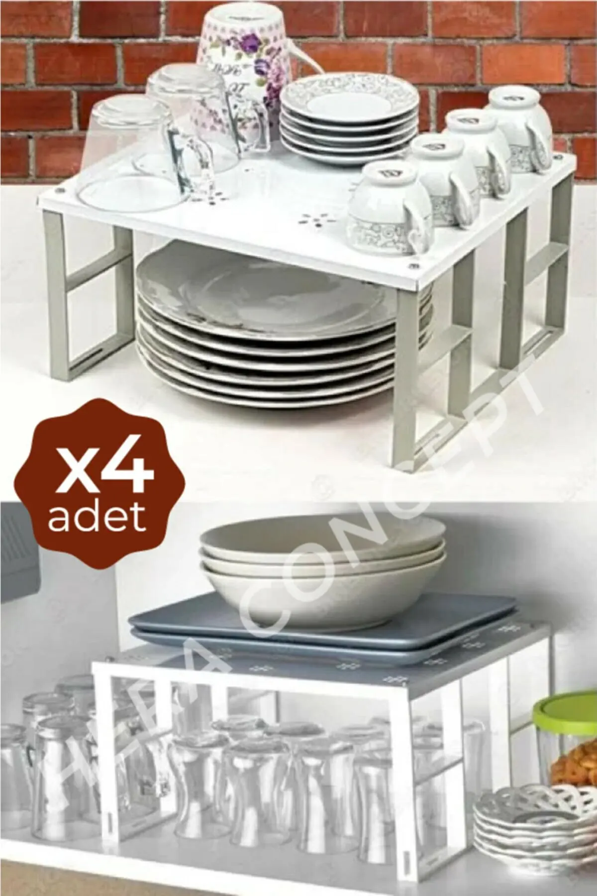 

WONDERFULL AMAZİNG Organizer 4 Pieces of Cabinet Organizer Shelves Door