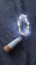 Fairy-Lights Decorative Garland Party-Lamp Wine-Bottle Wedding Garden Rechargeable LED