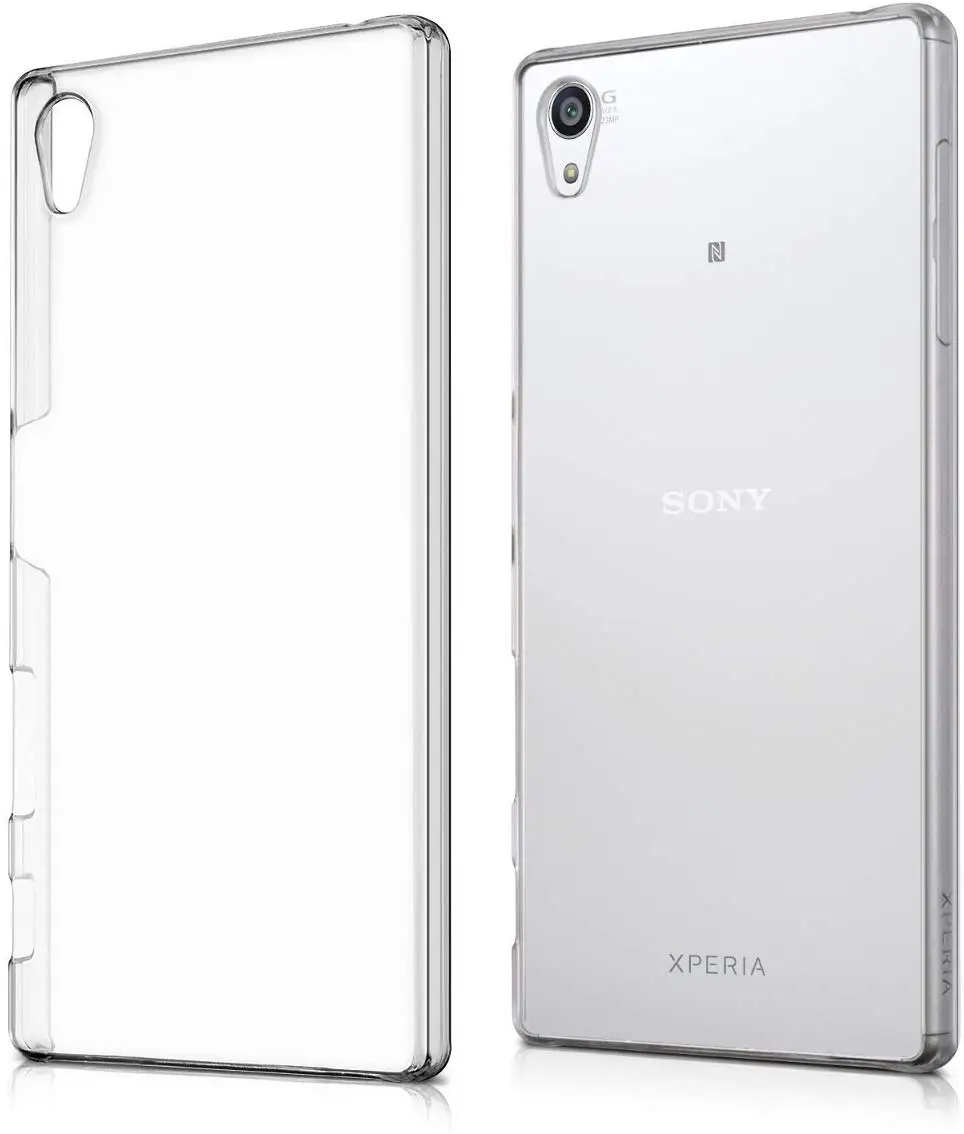 Гелевый Чехол-подставка для sony Xperia Z5 прозрачный чехол - Цвет: Stand case Clear