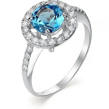 

Alcor ring with Topaz and cubic zirconia