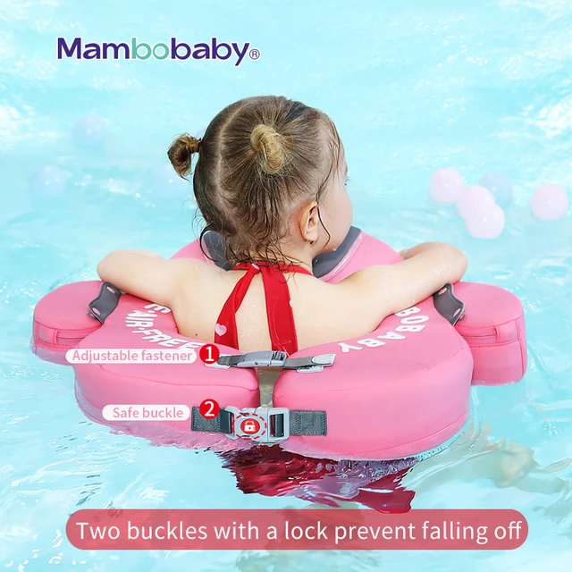 Mambobaby Solid Non-inflatable Newborn Baby Waist Float Lying Swimming Ring Pool Toys Swim Ring Swim Trainer For Infant Swimmers 2