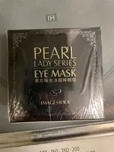 Mascarilla de colágeno con perlas negras, parches de Gel hidratante Natural para los ojos, elimina las ojeras, bolsa antiedad, cuidado de la piel, 60 uds.
