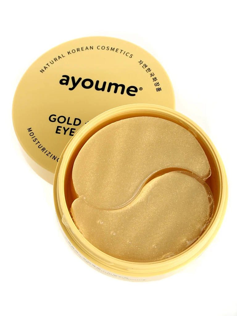 AYOUME GOLD+SNAIL EYE PATCH AYOUME Патчи для глаз омолаживающие с золотом и улиточным муцином 1,4г*60 - Цвет: AYOUME GOLD+SNAIL EYE PATCH