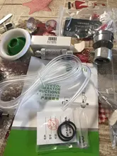 ZRDR-Sistema generador de CO2 para acuario con válvula de solenoide, herramienta para generar CO2 para el crecimiento de las plantas acuáticas, difusor contador de burbujas