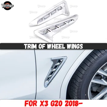 

Trim of wheel wings case for BMW X3 G20 2018- ABS plastic molding 1 set /2 pcs decoration car styling