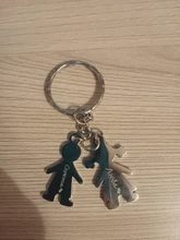 Nextvance-llavero personalizado con dos nombres para niño y niña, placa de identificación creativa personalizada para bebé, regalo de cumpleaños, joyería