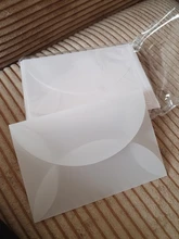 40 unids/lote Semi-transparente de papel de ácido sulfúrico sobres para DIY tarjeta postal tarjeta/tarjeta de invitación de la boda de embalaje de regalo
