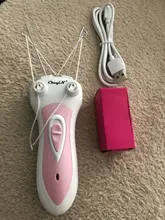 CkeyiN-depiladora eléctrica para mujer, depiladora Facial corporal, depiladora de hilo de algodón, eliminador de vello Facial, Belleza