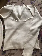 Suéter de punto para mujer, Jersey de manga larga con cuello de corazón, informal, a la moda, ajustado, Tops de punto, novedad de 2021