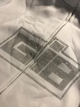 Dulzura-Sudadera de manga larga con estampado de anillo de imitación letra para mujer, ropa informal holgada de gran tamaño con cremallera, otoño e invierno, 2020