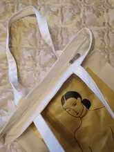 Youda-Bolso de lona sencillo para mujer, bolsa de mano Original, elegante, a la moda, para hombro, de compras, informal, para chicas