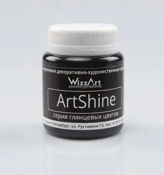 

Paint artshine, Black 80 ml Wizzart