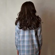¡Largo SHANGKE sintético recto peluca con diadema! Peluca de cabello ondulado de fibra resistente al calor para mujer Peluca de fiesta/de uso diario para niña