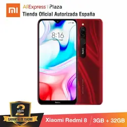 Xiaomi Redmi 8 (32 Гб ПЗУ с 3 Гб ОЗУ, 12 МП, Android, Nuevo, Móvil) [telefono Móvil Versi