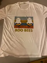 De moda de las mujeres Boo abejas gráfico lindo helado divertido puro camiseta Casual de algodón jóvenes Hipster Grunge Tumblr Vintage Tees arte YJ