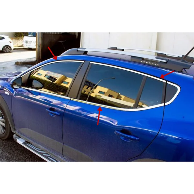 Barres de toit en aluminium pour Dacia Sandero mk II Hayon (2013