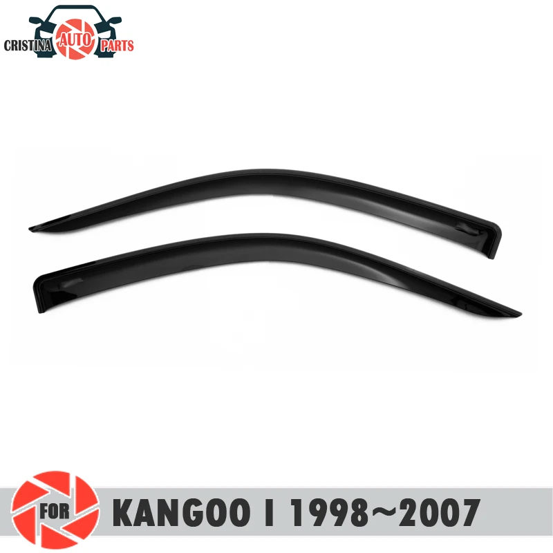 Дефлектор окна для Renault Kangoo I 1998~ 2006 дождь дефлектор грязи Защитная оклейка автомобилей украшения Аксессуары Литья