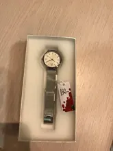 SK-Reloj de pulsera superfino para mujer, de malla plateada, de acero inoxidable, informal, de lujo, 2020
