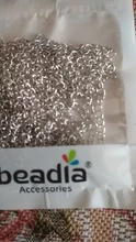 Cadena de eslabón abierto, extensor de cola para joyería DIY, 5 m/lote, 2,5, 2,8, 3,6, 4,8mm
