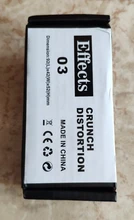 Pedal de efecto de guitarra Mini, DC 9V, con Control de intensidad