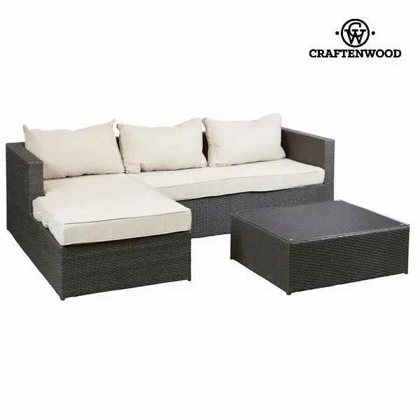 Sofa and table set by Craftenwood