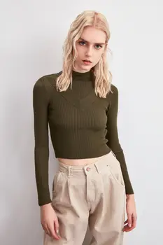 

Trendyol Upright Collar Knitwear Sweater TWOAW20KZ1450