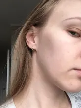 ROXI minimalista de Plata de Ley 925 Plata torcida Stud pendientes para las mujeres círculo geométrico aro pequeño pendientes tipo hélice pendientes para Piercing