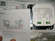 Interruptor de atenuación inteligente Tuya Zigbee, Control remoto táctil, atenuador LED por voz, compatible con asistente de Alexa y Google Home