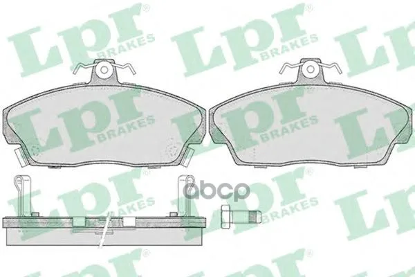 Колодки Тормозные Honda Civic 1.4-1.8 94-05 Передние Lpr 05p430 Lpr арт. 05P430