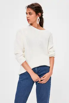 

Trendyol Ecru Basic Sweater Sweater TWOAW20KZ0294