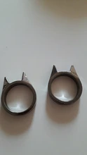 Anillo de defensa personal portátil, armas de dedo, Protector de anillos Punk de rotura de cristal de emergencia para exteriores