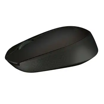 

Wireless Mouse logitech b170 black-2.4ghz-3 buttons-nano usb receiver-ambidextrous design-1xaa