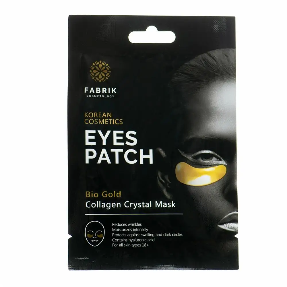 Патчи для глаз гидрогель с био золотом Fabrik cosmetology
